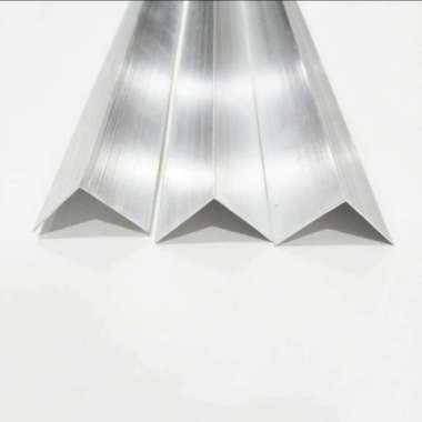 List Lis Siku Alumunium Sisi Meja Etalase Rak 1x1 2x2 3x3 cm per Meter - 2.5 x 2.5 cm 2.5 x 2.5 cm