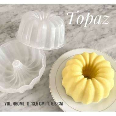 Cetakan Puding Topaz / Cetakan Pudding Plastik / Loyang Puding