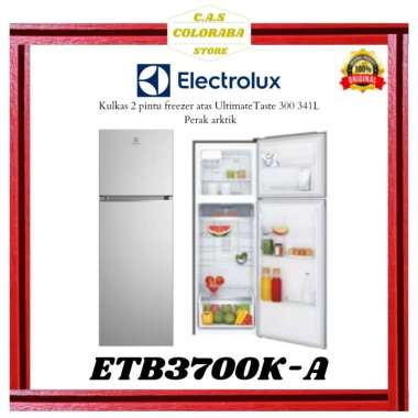 KULKAS ELECTROLUX ETB3700K-A KULKAS 2 PINTU 341L INVERTER ETB3700KA ETB3700 ETB 3700 A K KULKAS 2 PI