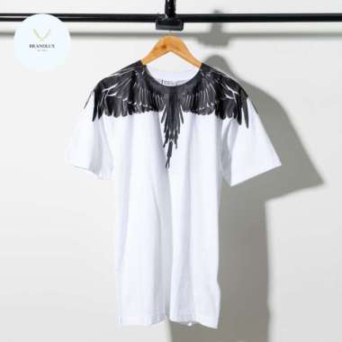 MARCELO BURLON Icon wings tshirt - 100% Authentic White Black