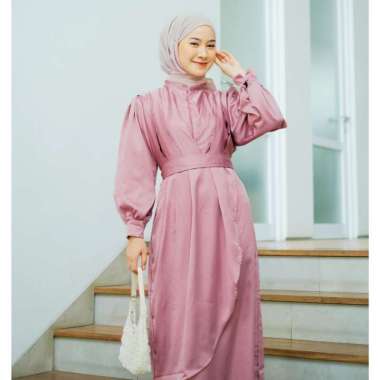 Nathalie Dress Kondangan Bahan Silk Premium | Sabila Dress Bridesmaid Satin Velvet Premium Dress Bri