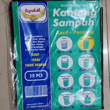 Kantong Sampah Plastik HD uk 50x75