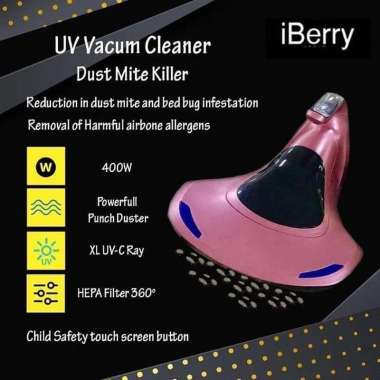 iBerry IBV 888-RG UV Vacuum Cleaner Pink