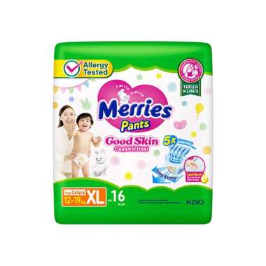 Promo Harga Merries Pants Good Skin XL16 16 pcs - Blibli