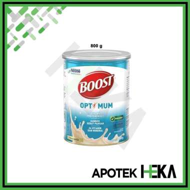 Boost Optimum Kaleng 800 g - Susu Bubuk Whey Protein Lansia
