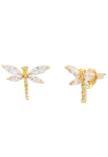 KATE SPADE Greenhouse Dragonfly Studs Gold
