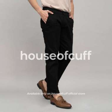 Houseofcuff Celana Panjang Chino Regular Hitam 28