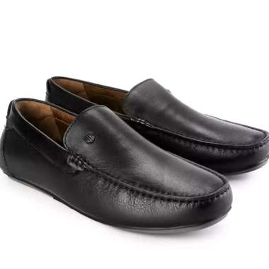 HM05 SEPATU PRIA LOAFER HUSH PUPPIES ORIGINAL SLIP ON LOAFERS KULIT ASLI ORI HITAM BLACK