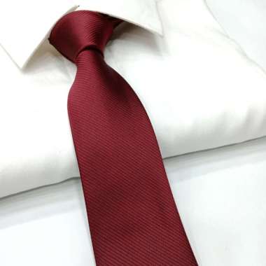 DASI MERAH POLOS - Deep maroon
