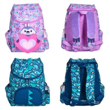 SMIGGLE SLUMBER HOODIE BACKPACK - TAS ANAK ORIGINAL Lilac Girl