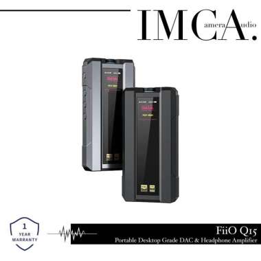 FiiO Q15 Portable Desktop Grade USB DAC IEM Headphone Amplifier Titanium