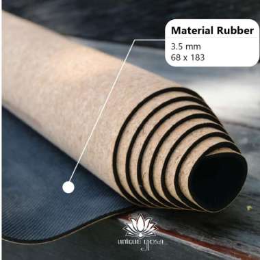 VERISH Matras Yoga Motif / Alas Yoga Matras Yoga / Matras Yoga Cork Mat Mandala / Matras Senam Yoga 