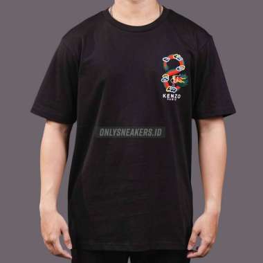 KENZO YEAR OF DRAGON EMBROIDERED BLACK TEE (100% AUTHENTIC) S
