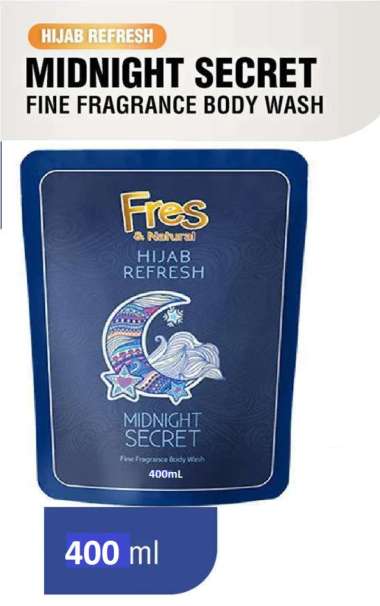 Fres&Natural Hijab Fresh Midnight Secret 400mL Sabun Cair