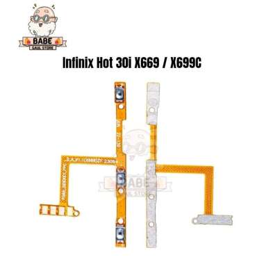 Flexible On Off Infinix Hot 30i Fleksibel Switch Tombol Power Volume Original