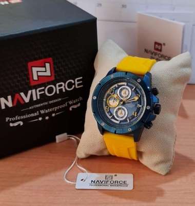 Jam Tangan Pria Naviforce 8034 Original NF8034 kuning'