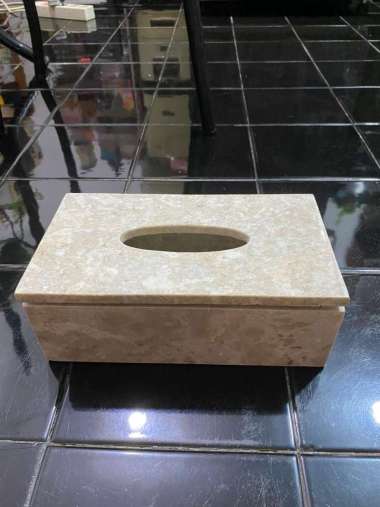 Kotak Tempat Tissue Tisu Marmer
