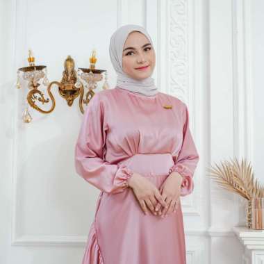 BELLA DRESS by TALAOUTFIT | Satin Silk Premium | Dress Kondangan | Dress Satin Premium | Gamis Duyun