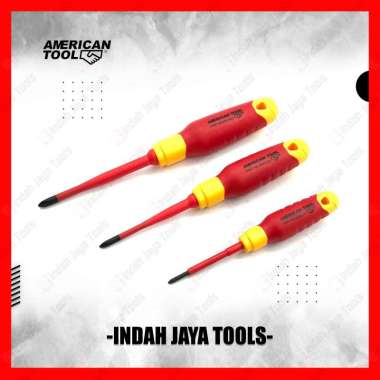 AMERICAN TOOL Obeng Listrik PLUS - Electric Magnetic 1000V Screwdriver PH0x60