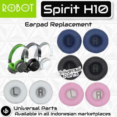 Bantalan Busa Robot Spirit H10 / H 10 Earpad Earcup Ear Pad Cup Cushion Foam Spons Pengganti Replace