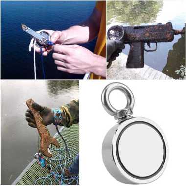 Strong Neodymium Magnet Model Hook Bulat 48 mm 80 kg