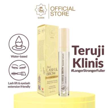 Lash and Brow Booster Serum Menebalkan Memanjangkan Bulu Mata Alis Viva Queen Cosmetics
