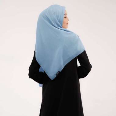 Ansania Premium Scarf - Javeera Paris Japan Basiq Square - Hijab Kerudung Segiempat with Pouch 110 x