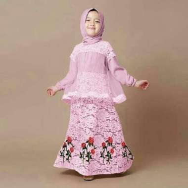 Kids Hijab Labiba Pink Muda