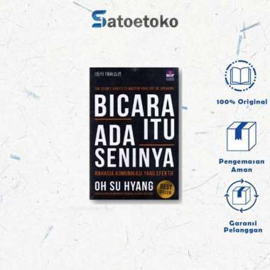 KOLEKSI OH SU HYANG - Bicara Itu Ada Seninya / Komunikasi Ada Seninya BICARA ITU (HC)