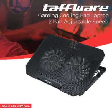 Taffware Cooling Pad Laptop 2 Fan Adjustable Speed