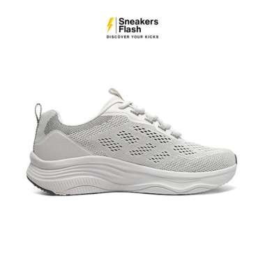 Sepatu Lari Pria SKECHERS DLUX FITNESS WHITE - 232617OWGR 45