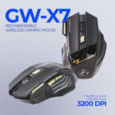 iMICE Wireless Gaming Mouse Ergonomic RGB Rechargeable 3200 DPI