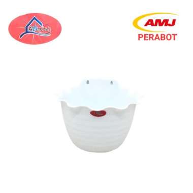ALEXISH Pot Plastik Pot Putih Pot Dinding Bella Boston