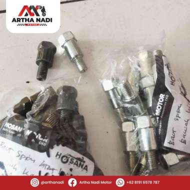 Baut Sambungan Spion Drat 12 14 Suzuki Honda Yamaha 14 kn ke 14 kn
