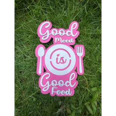 hiasan dinding kayu dapur lucu unik murah termurah