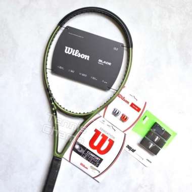 Raket Tenis Wilson Blade 100UL V8/ Tennis Racket Wilson Blade V8 Ori Raket + Bonus