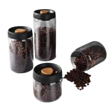 vacuum sealed tank food storage air tight toples makanan biji kopi teh MEDIUM-VC880ML