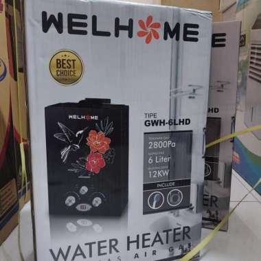 Water Heater / Pemanas Air Gas Welhome GWH6LHD