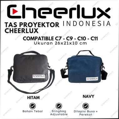 Tas Proyektor Cheerlux C7-C9-C10-C11 Slingbag Original Waterproof Hitam