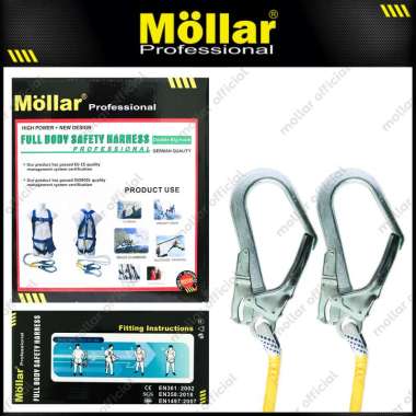 MOLLAR M39012 Full Body Safety Harness Double Big Hook Sabuk Pengaman