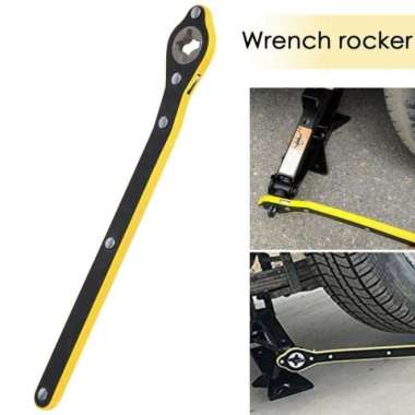 Kunci Dongkrak Universal Mobil Motor Portable Bahan Baja Jack Ratchet
