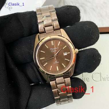 Original 100%!! Jam Alexandre Christie Wanita AC 8660 AC8660 Brown Rosegold