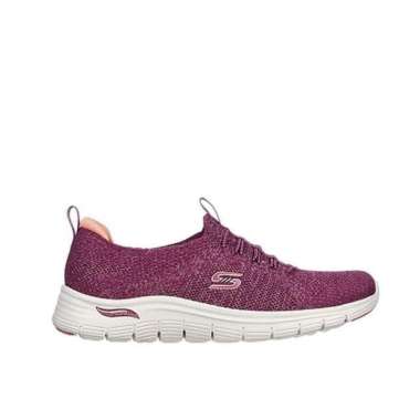 Sepatu Slip On Wanita Skechers Arch Fit Vista Mauve Original 38