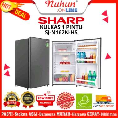 Kulkas 1 Pintu Sharp SJ-N162N-HS