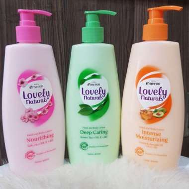 Emeron Lovely natural Hand & Body Lotion 400ml Deep Caring