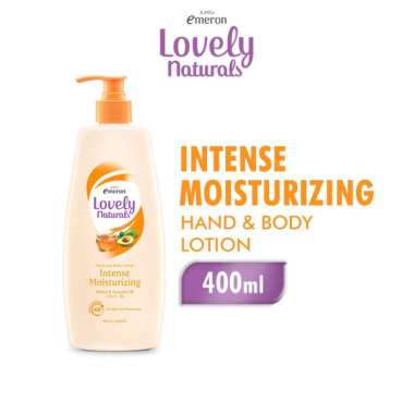 Emeron Lovely natural Hand & Body Lotion 400ml Moisturizing oranye