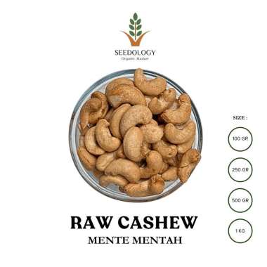 Raw Cashew 1kg - Kacang Mete/Mente/Mede Mentah Utuh