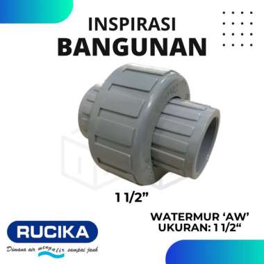 Watermur Sok Polos 1 1/2" union socket 1 1/2 inch RUCIKA