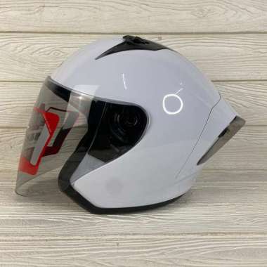 Helm SHEL Equalizer Solid Half Face Helmet L WHITE