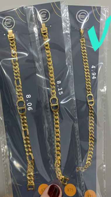 Gelang Harley Brand CD Koleksi Josean Elegant Hadiah Ultah Emas Asli